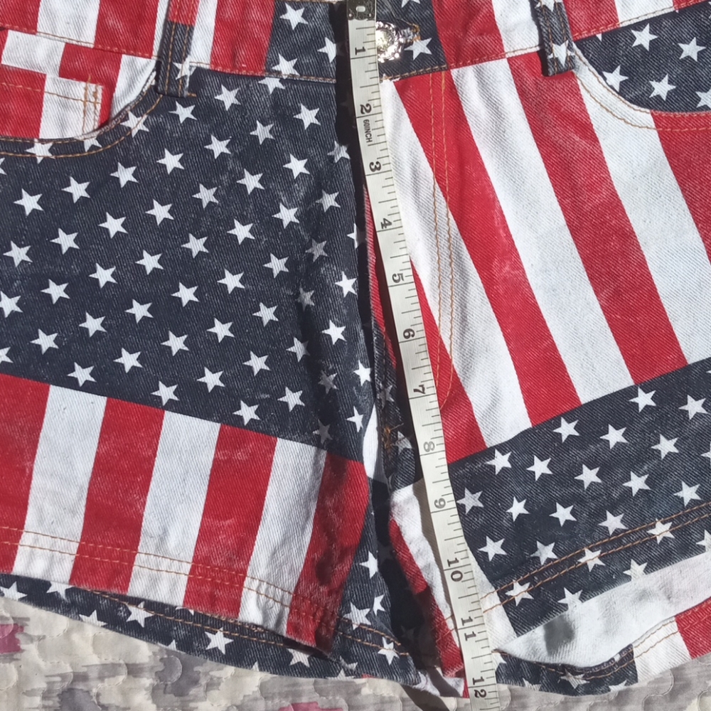 America Patriotic shorts. Like brand new! ❣️😍 - Picture 6 of 8